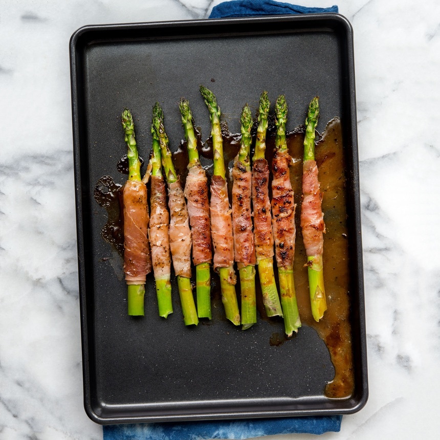 broil the asparagus