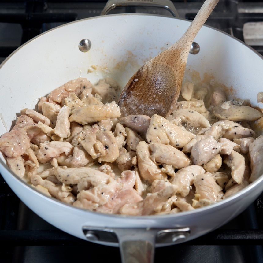 cook the chicken