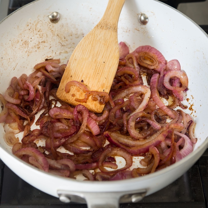 cook the onions