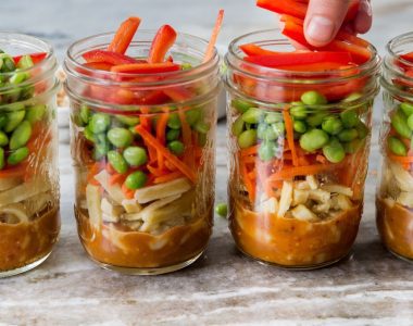 Asian Mason Jar Salads - Danilicious