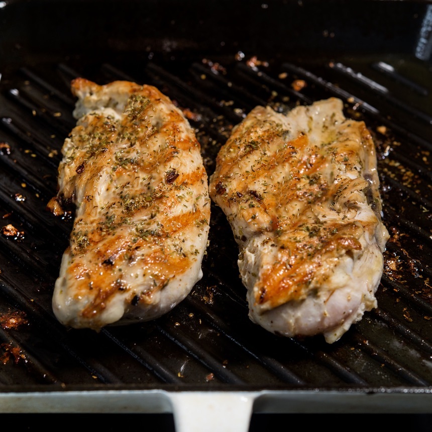 grill the chicken