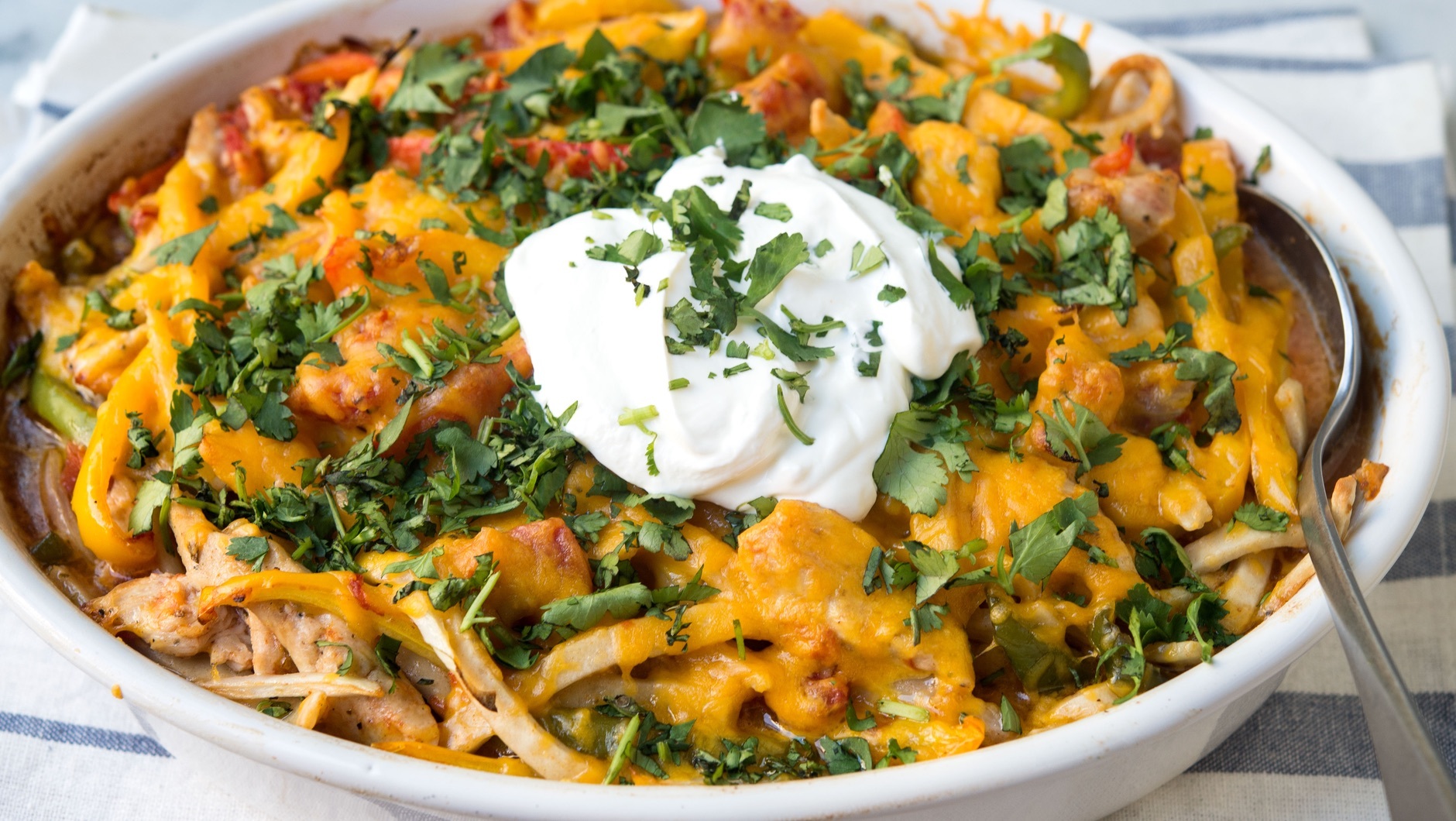 main chicken fajita pasta