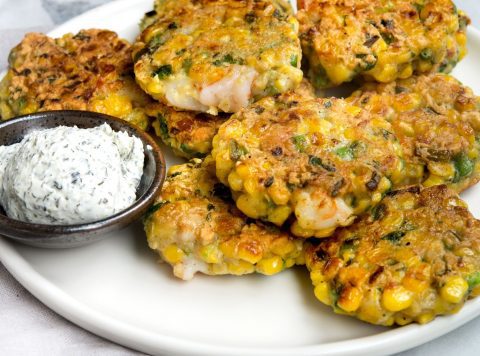 Corn and Shrimp Fritters 