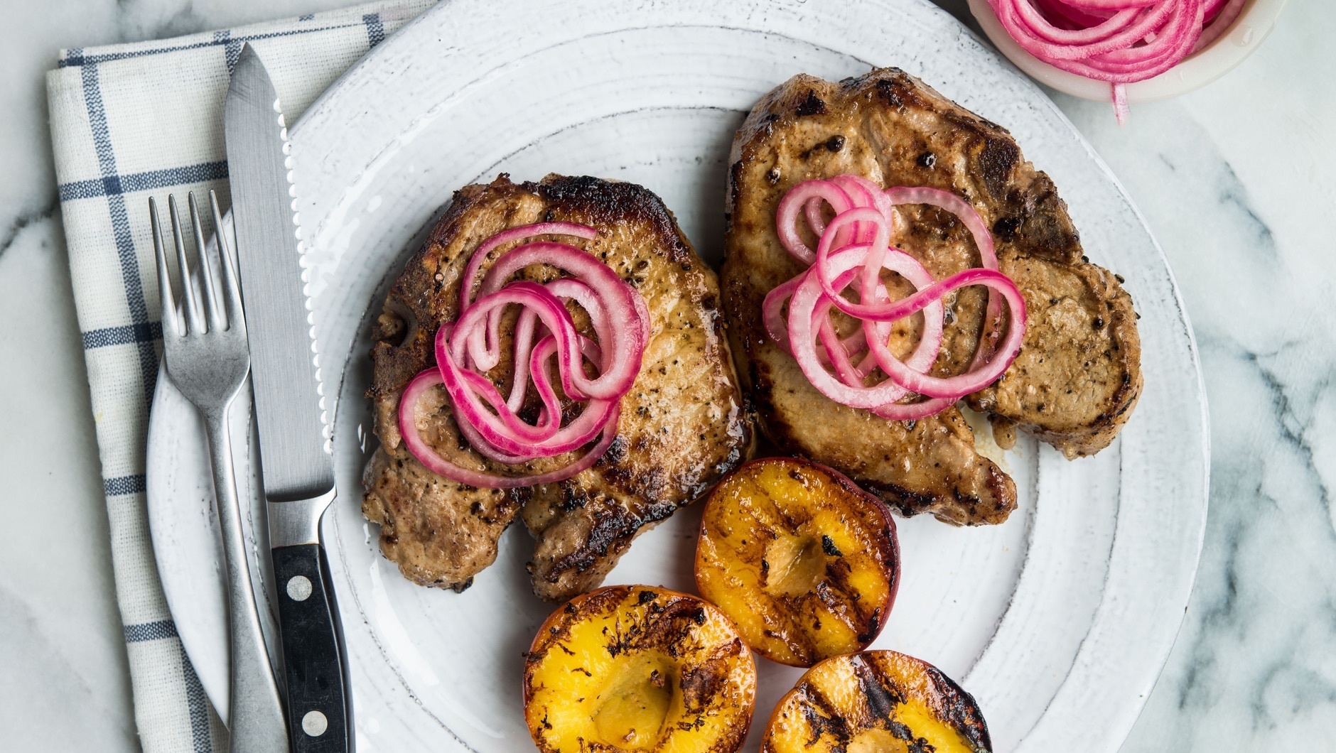 main roasted pork chops