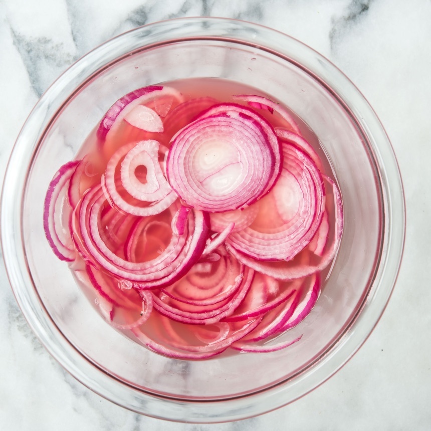 pickle the onions