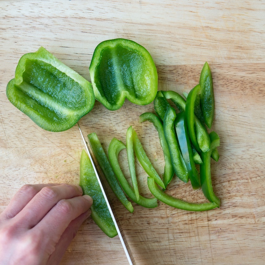 slice green pepper 1
