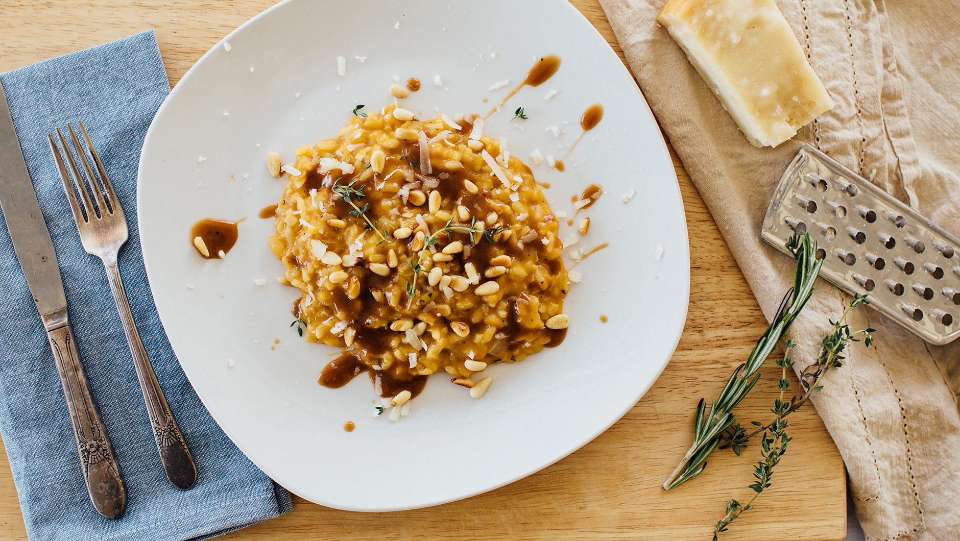 how to make butternut squash risotto