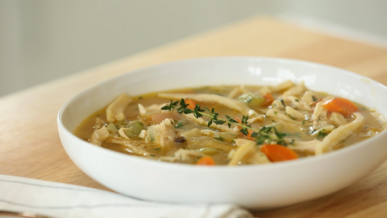 how to make chicken noodle soup from scratch