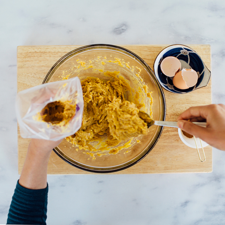 pumpkin churro batter