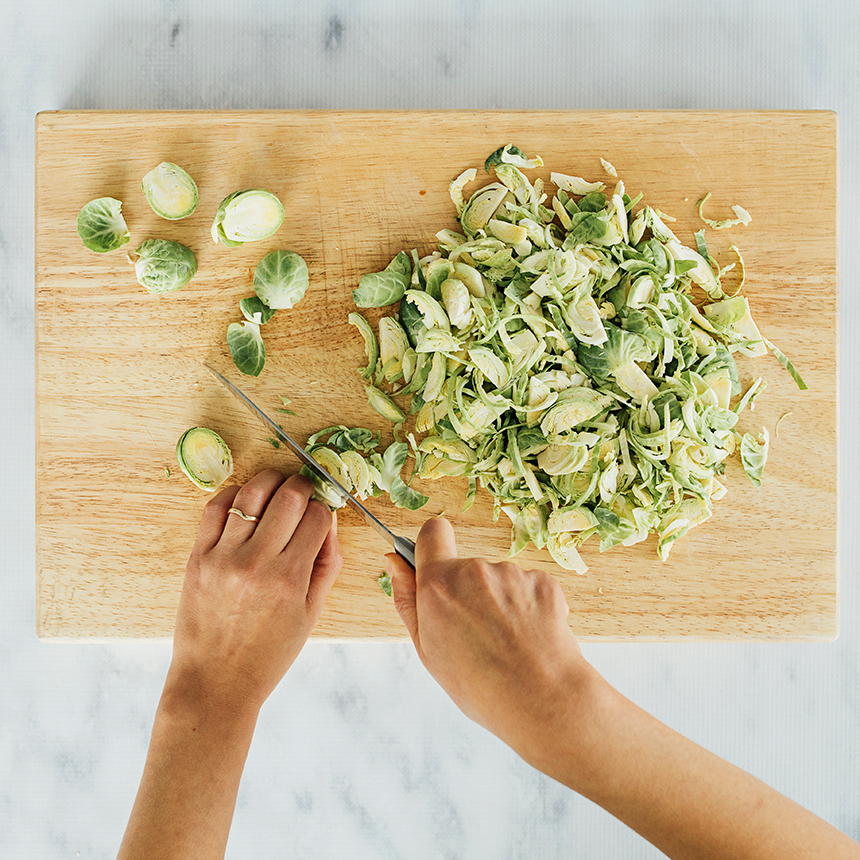 BaconAvocadoBrusselsSproutsSalad Step1A