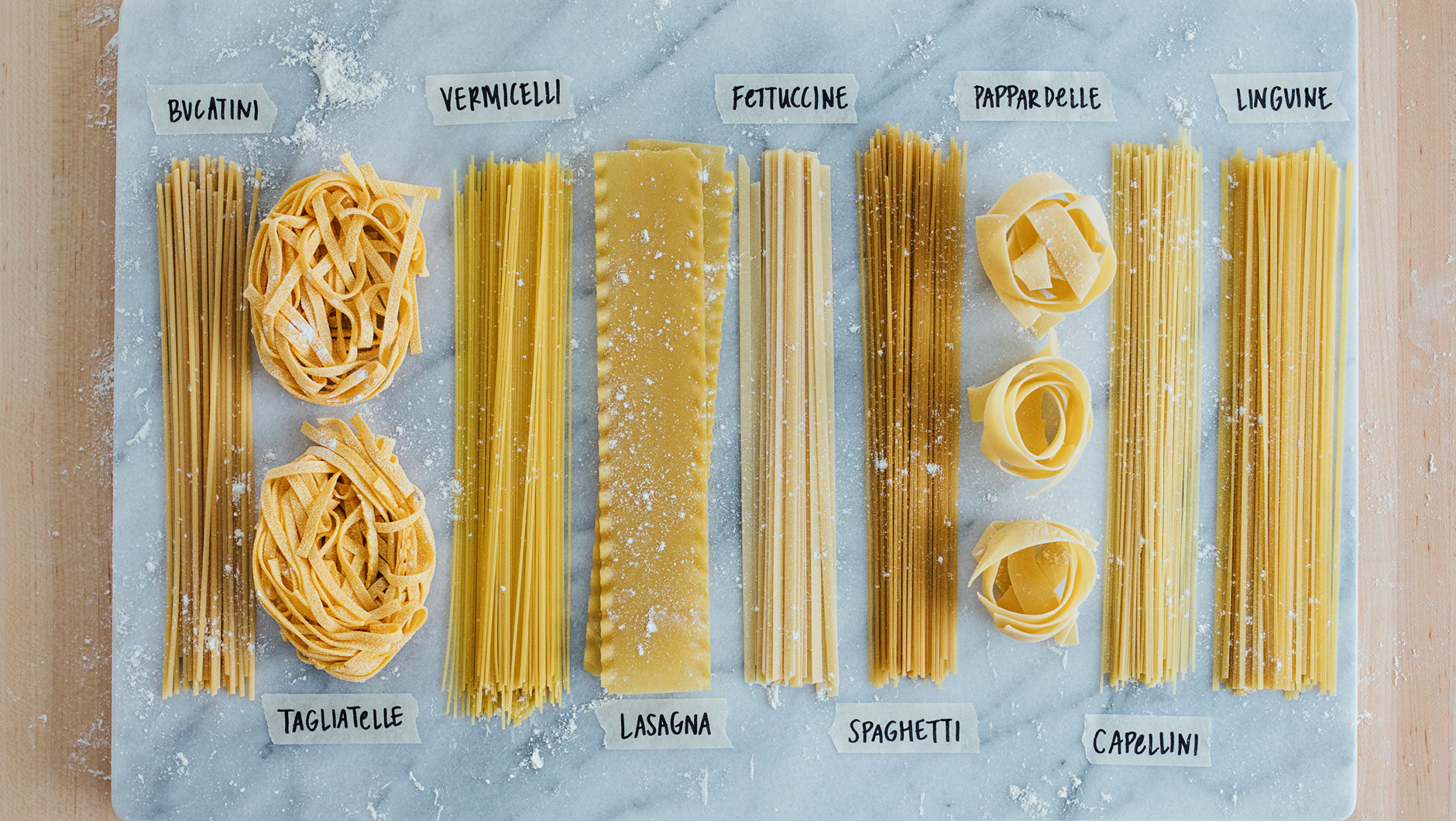 The Pasta Shapes Glossary