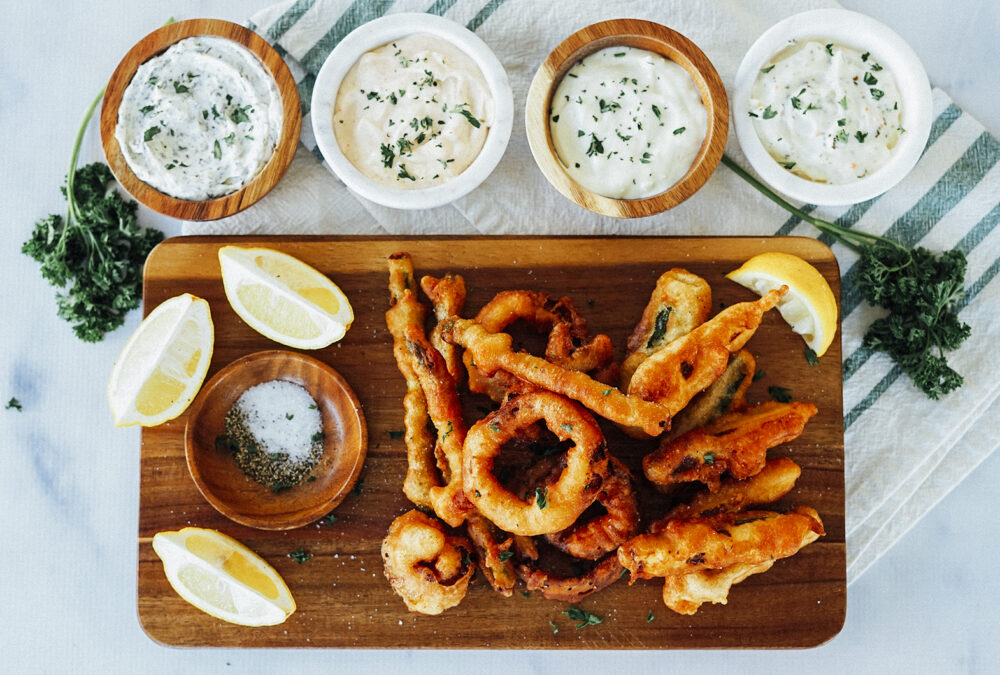 Beer Battered Onion Rings Hero