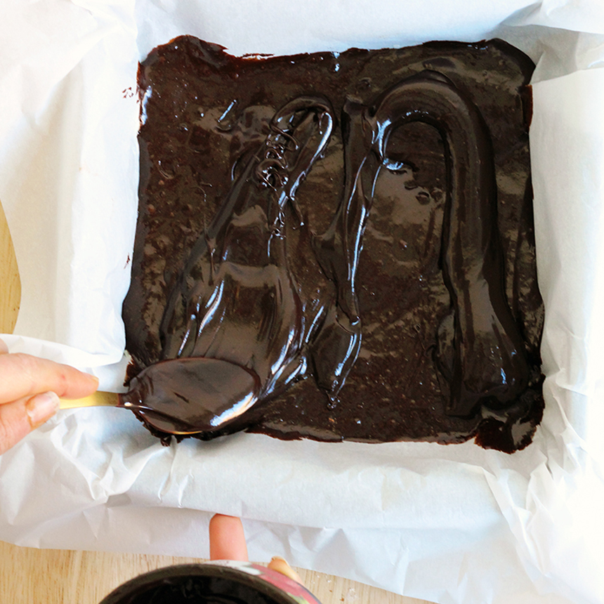 Layered Chocolate Brownies Step4b