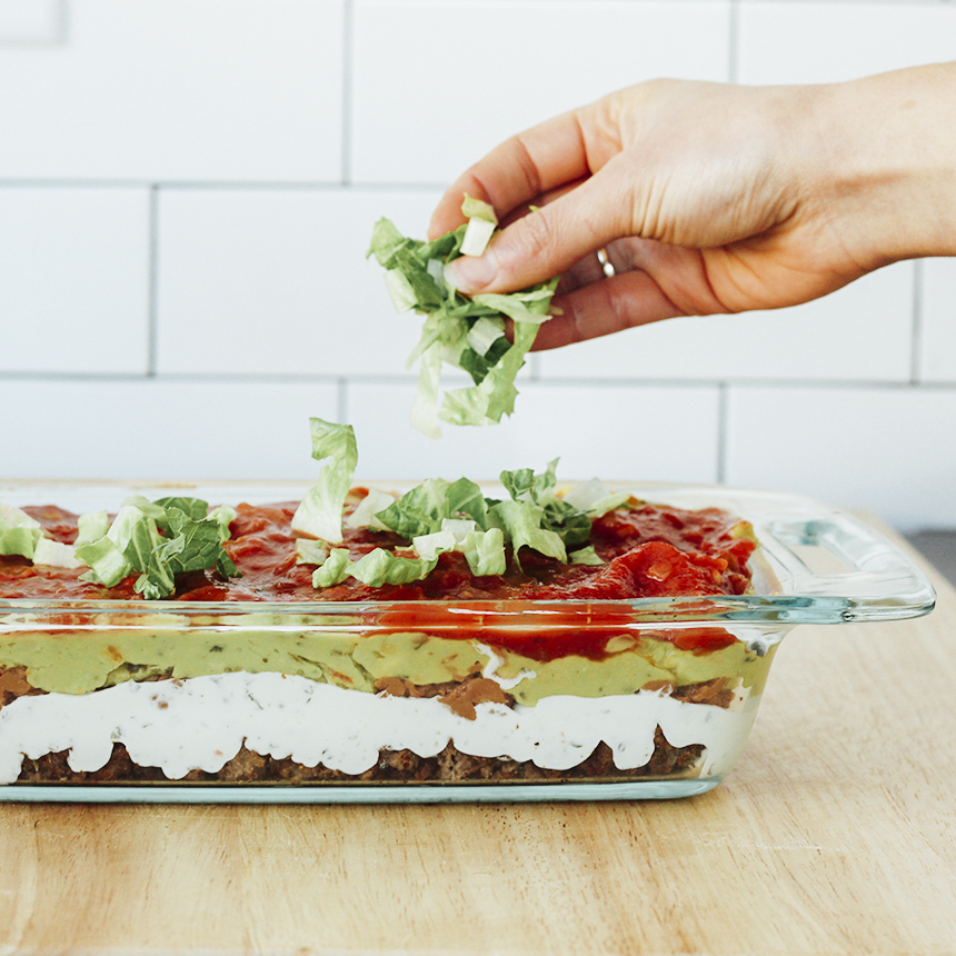 Layered Ranch Taco Dip Step3