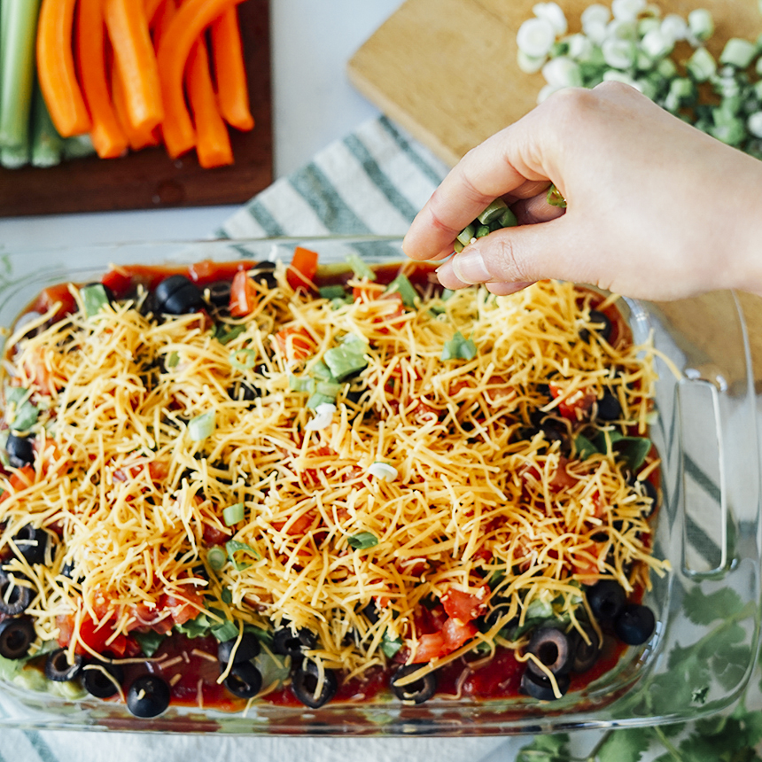 Layered Ranch Taco Dip Step4
