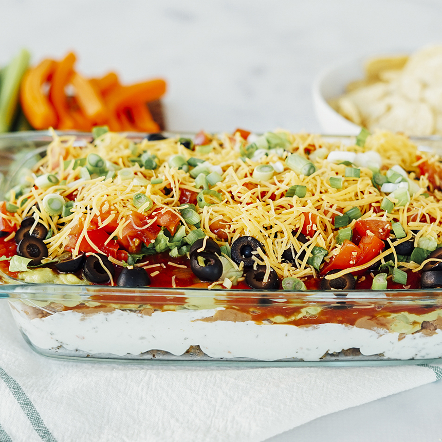 Layered Ranch Taco Dip Step5