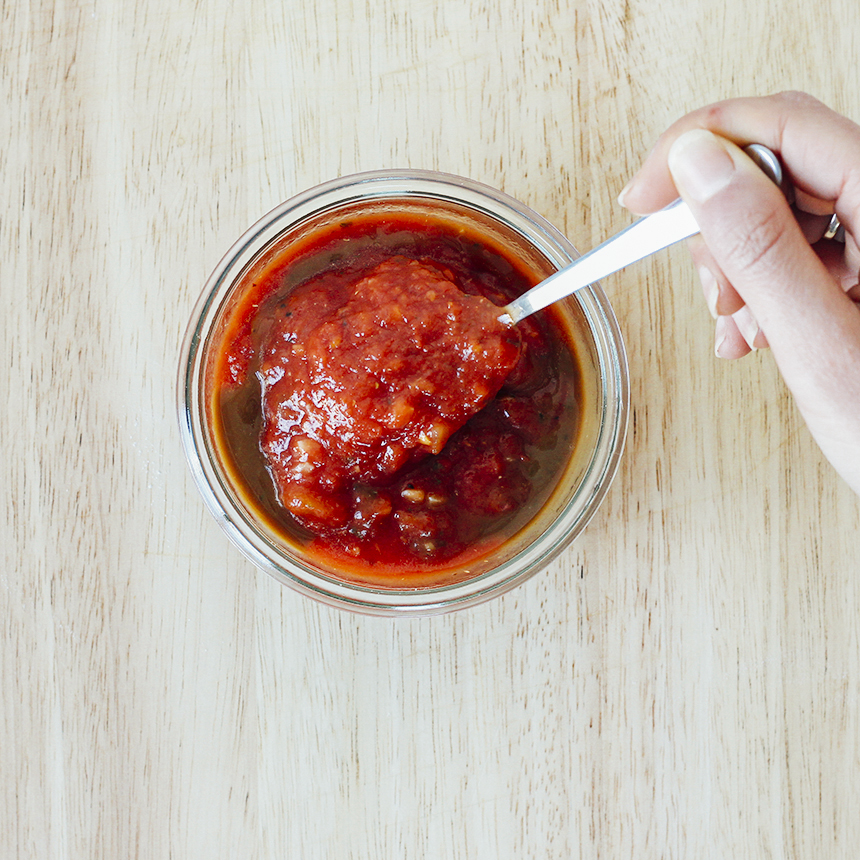 Mozzarella Sticks with Balsamic Marinara Step5