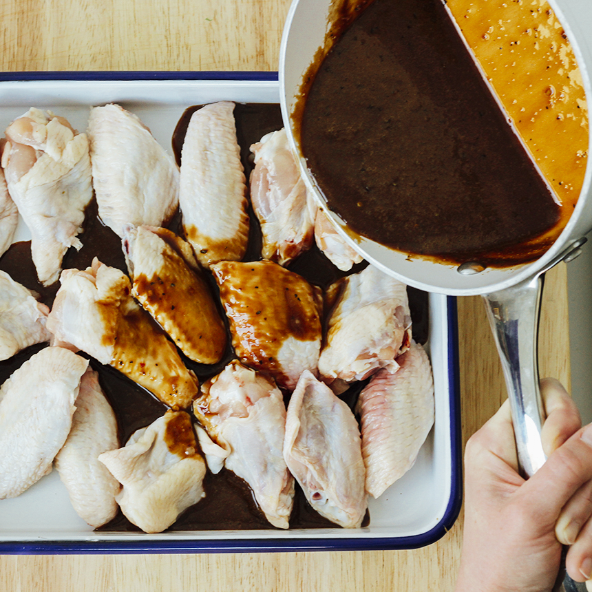 Roasted Balsamic Chicken Wings Step2