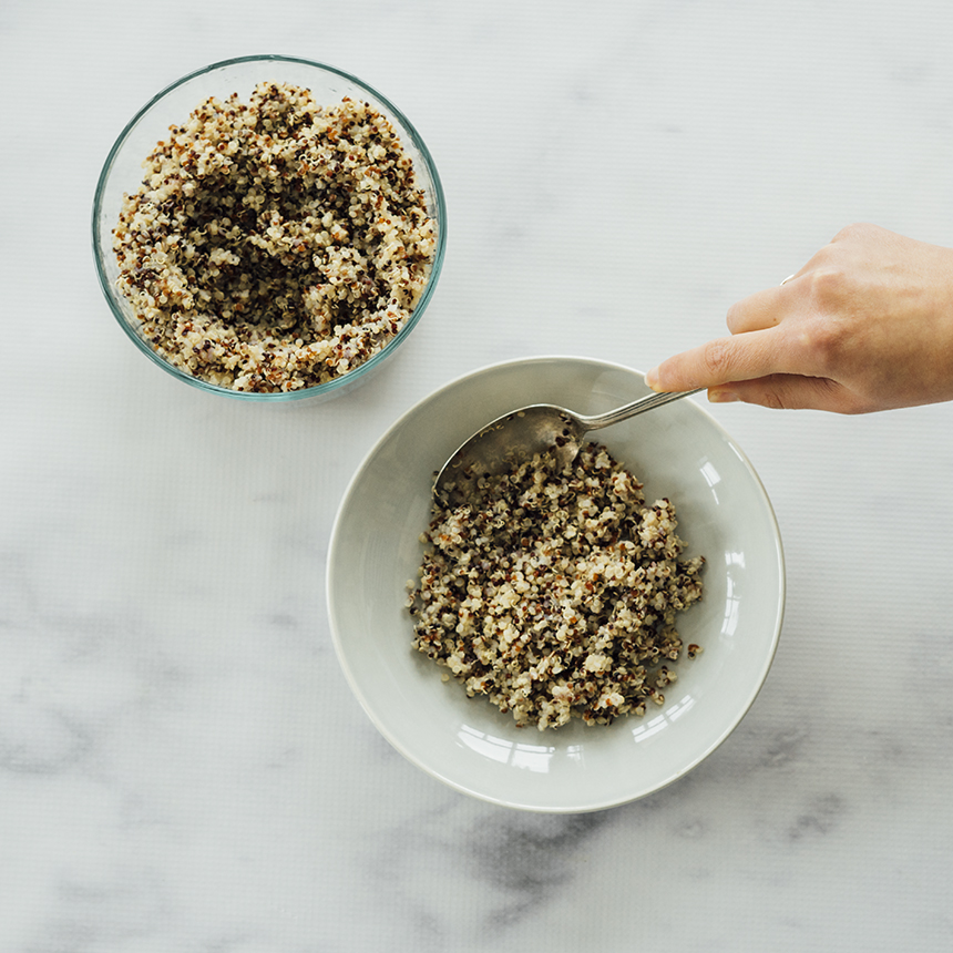 Baked Salmon Quinoa Bowl Step3