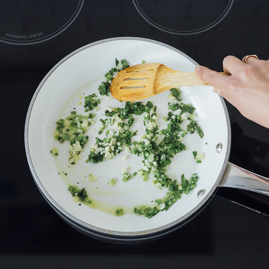 Cajun Shrimp  Grits Step1
