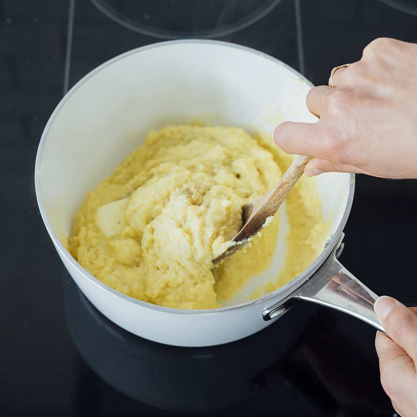 Cajun Shrimp  Grits Step4