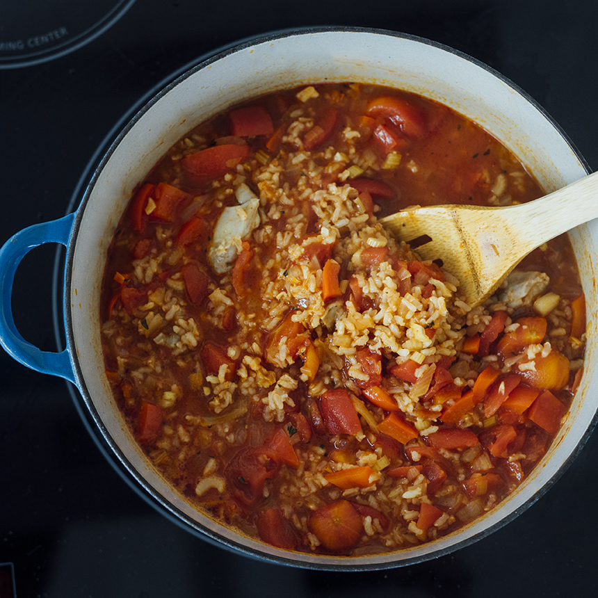 Chicken  Shrimp Jambalaya Step3