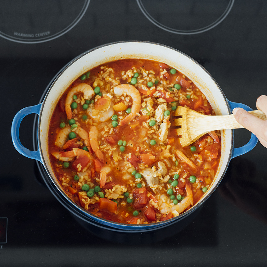 Chicken  Shrimp Jambalaya Step4