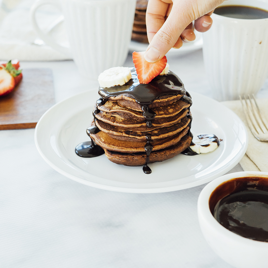 Chocolate Pancakes Step5