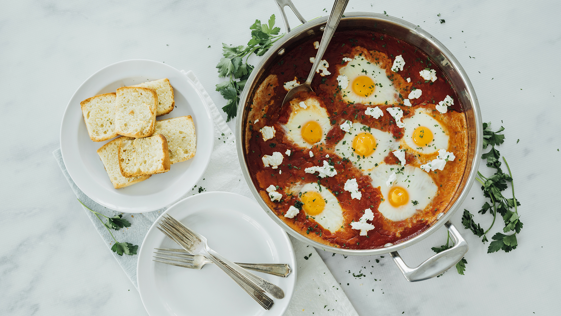Egg Tomato Shakshuka Hero
