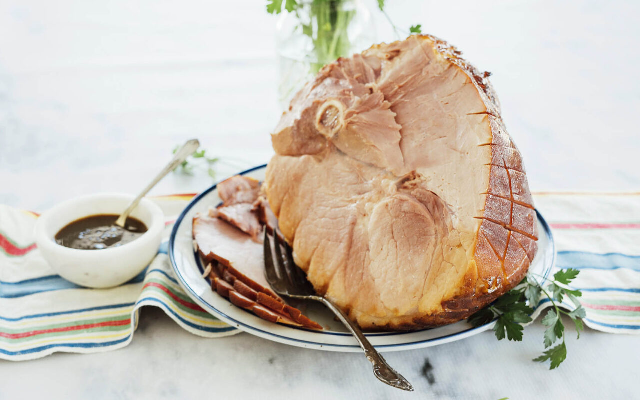 Glazed Easter Ham HeroA