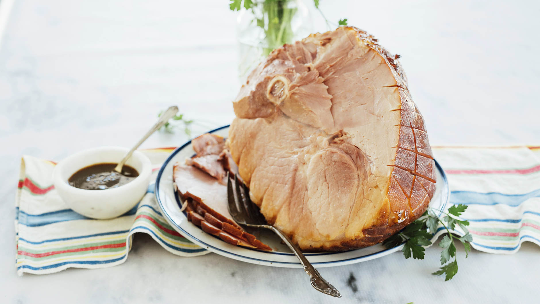 Glazed Easter Ham HeroA