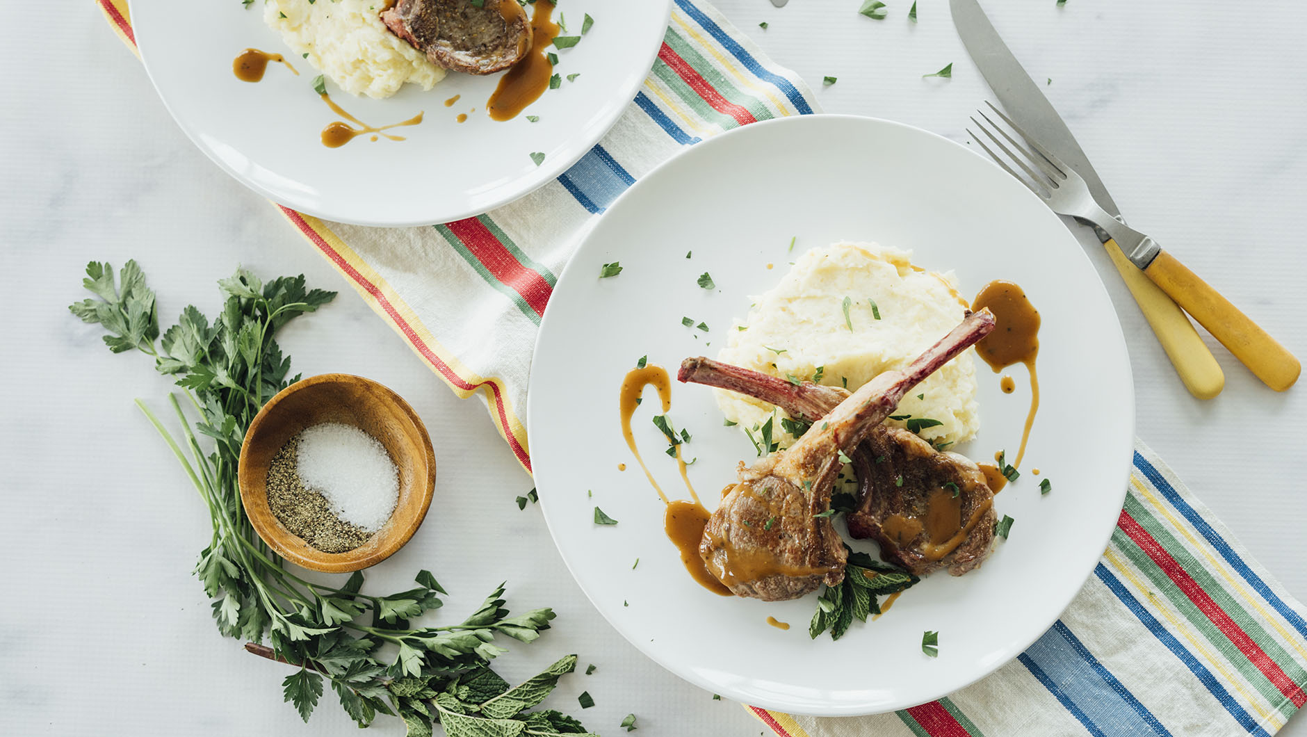 Lamb Chops with Parsnip Potato Puree HeroA