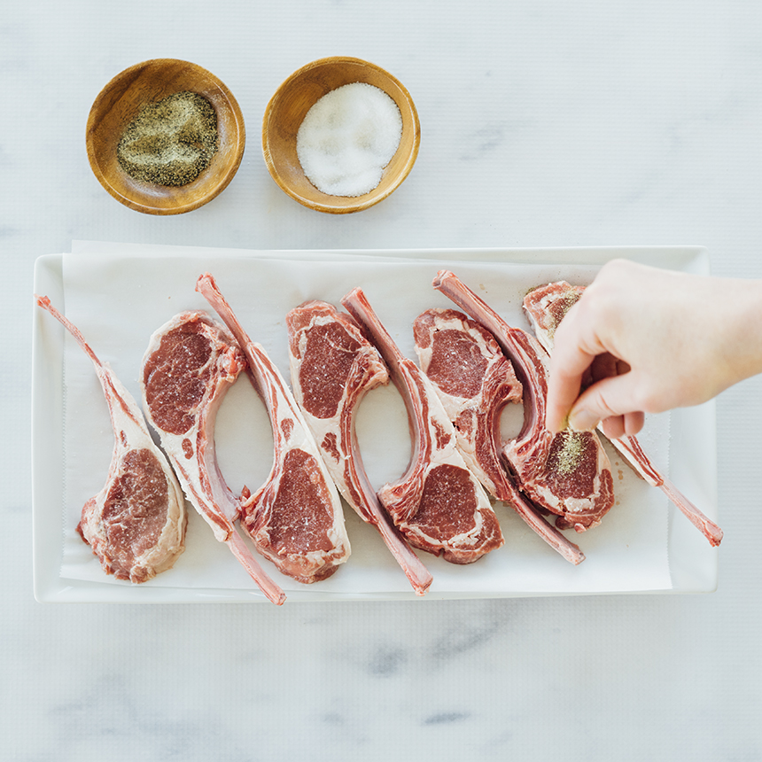 Lamb Chops with Parsnip Potato Puree Step1