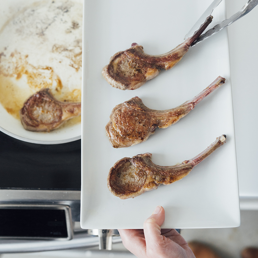 Lamb Chops with Parsnip Potato Puree Step2