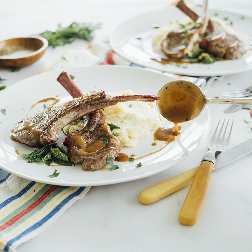 Lamb Chops with Parsnip Potato Puree Step5