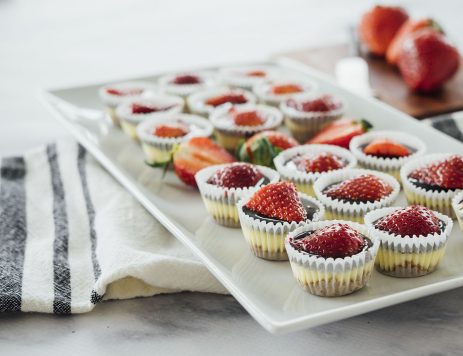 Strawberry Cheesecake Mini-Bites