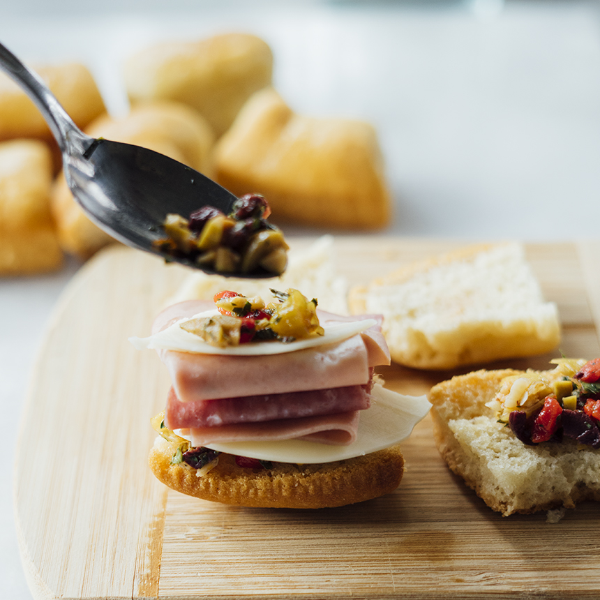 New Orleans Mini Muffulettas Step4a