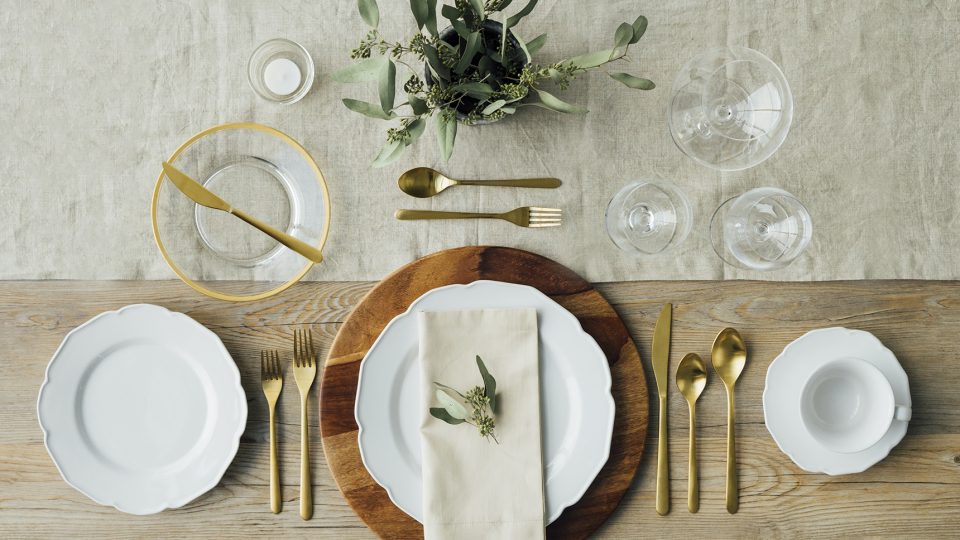 Correct Placement of Napkins and Utensils on a Table