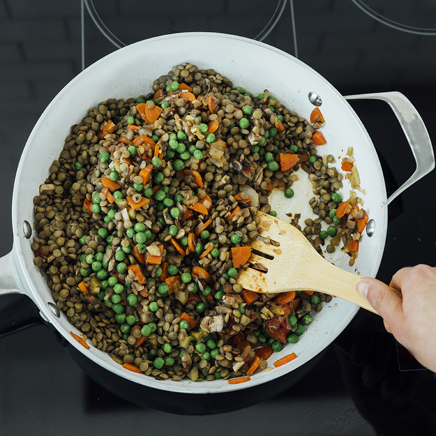 Vegetarian Shepherd s Pie Step4