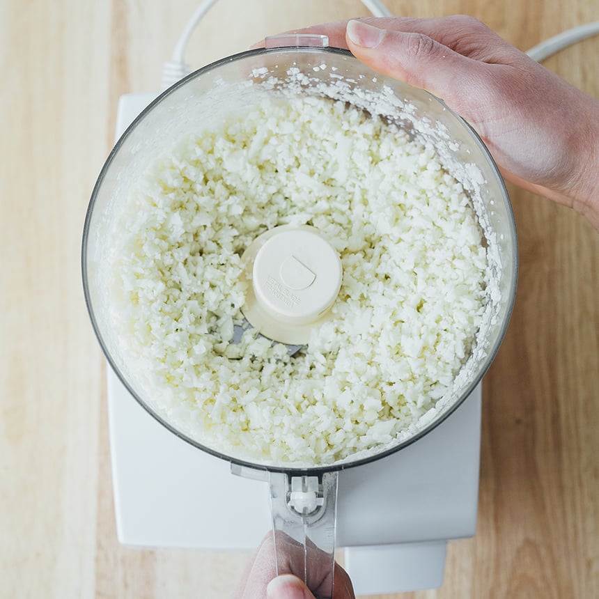Buffalo Chicken Grilled Cheese with Cauliflower Crust Step1