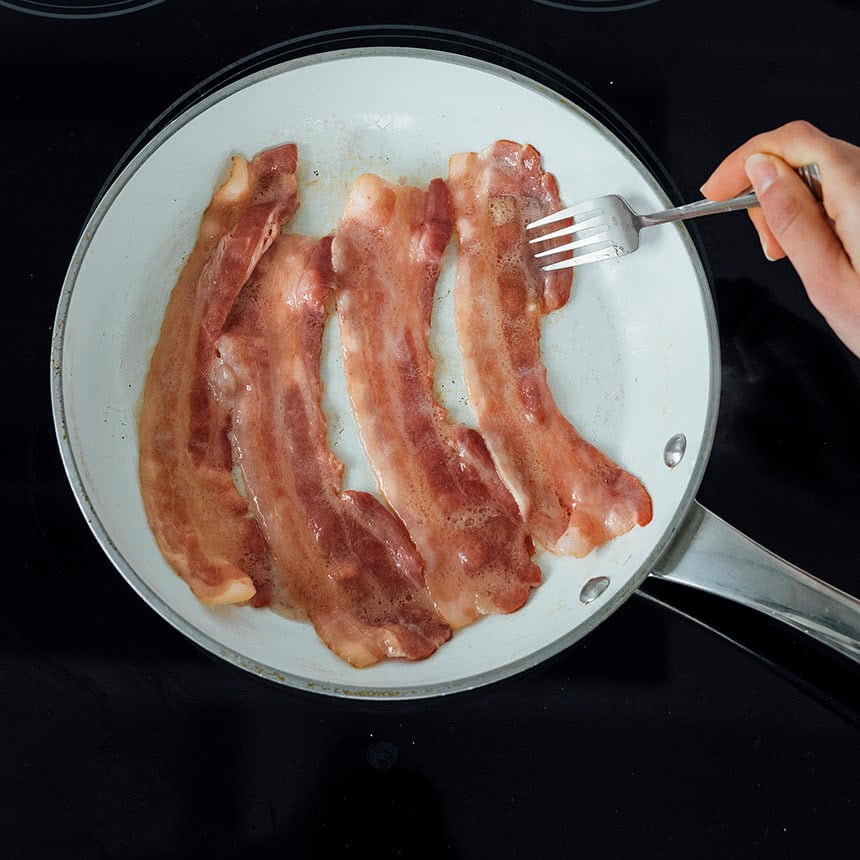 Cheddar Bacon Cinnamon Roll Grilled Cheese Step1