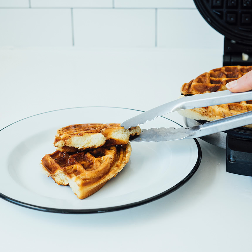 Cinnamon Roll Waffles Step3