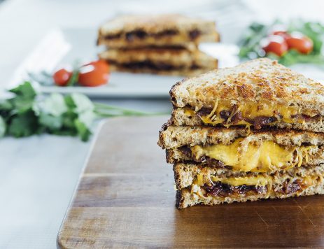 Grilled Cheese with Homemade Bacon Jam