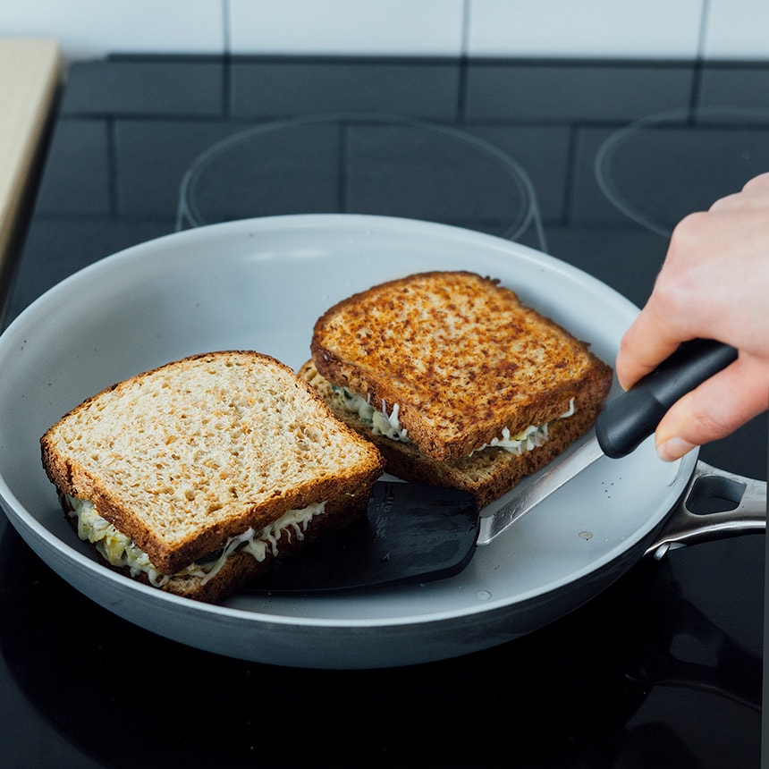 Spinach and Artichoke Grilled Cheese Step4