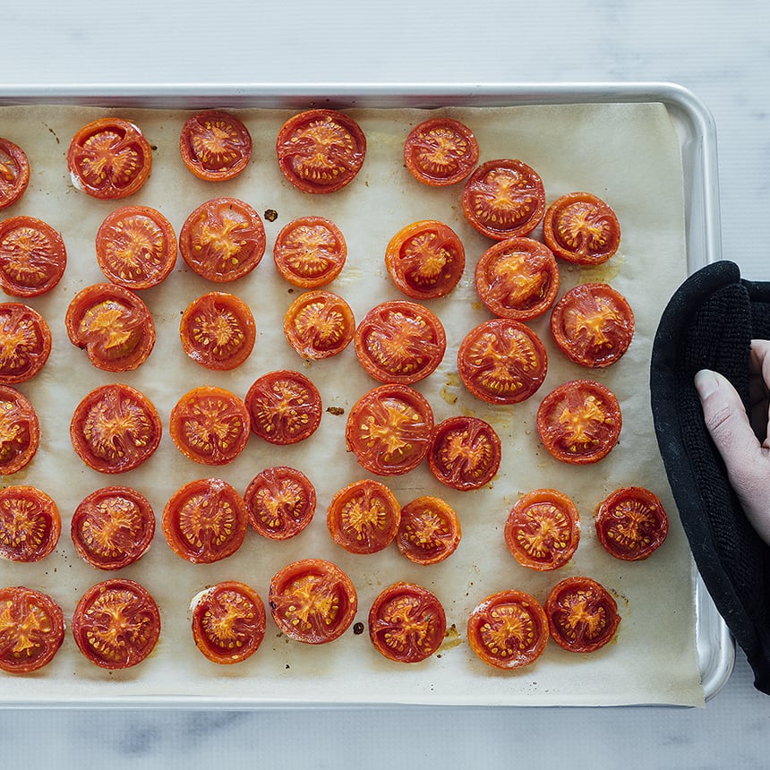 Tomato and Dandelion Greens Soup Step1