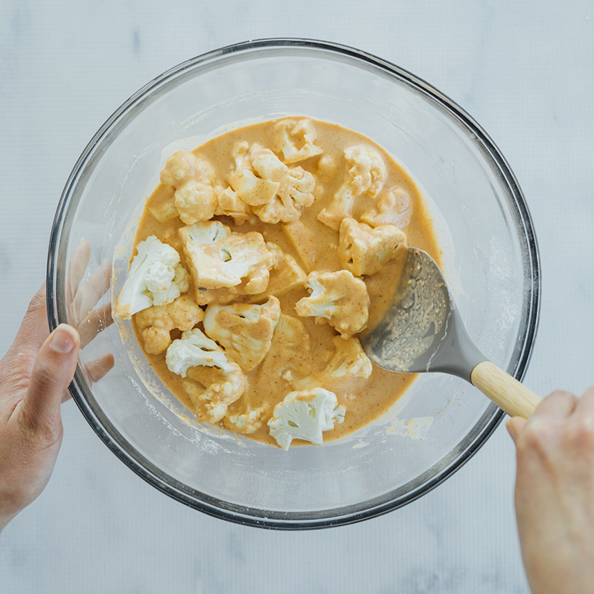 BBQ Cauliflower Step1