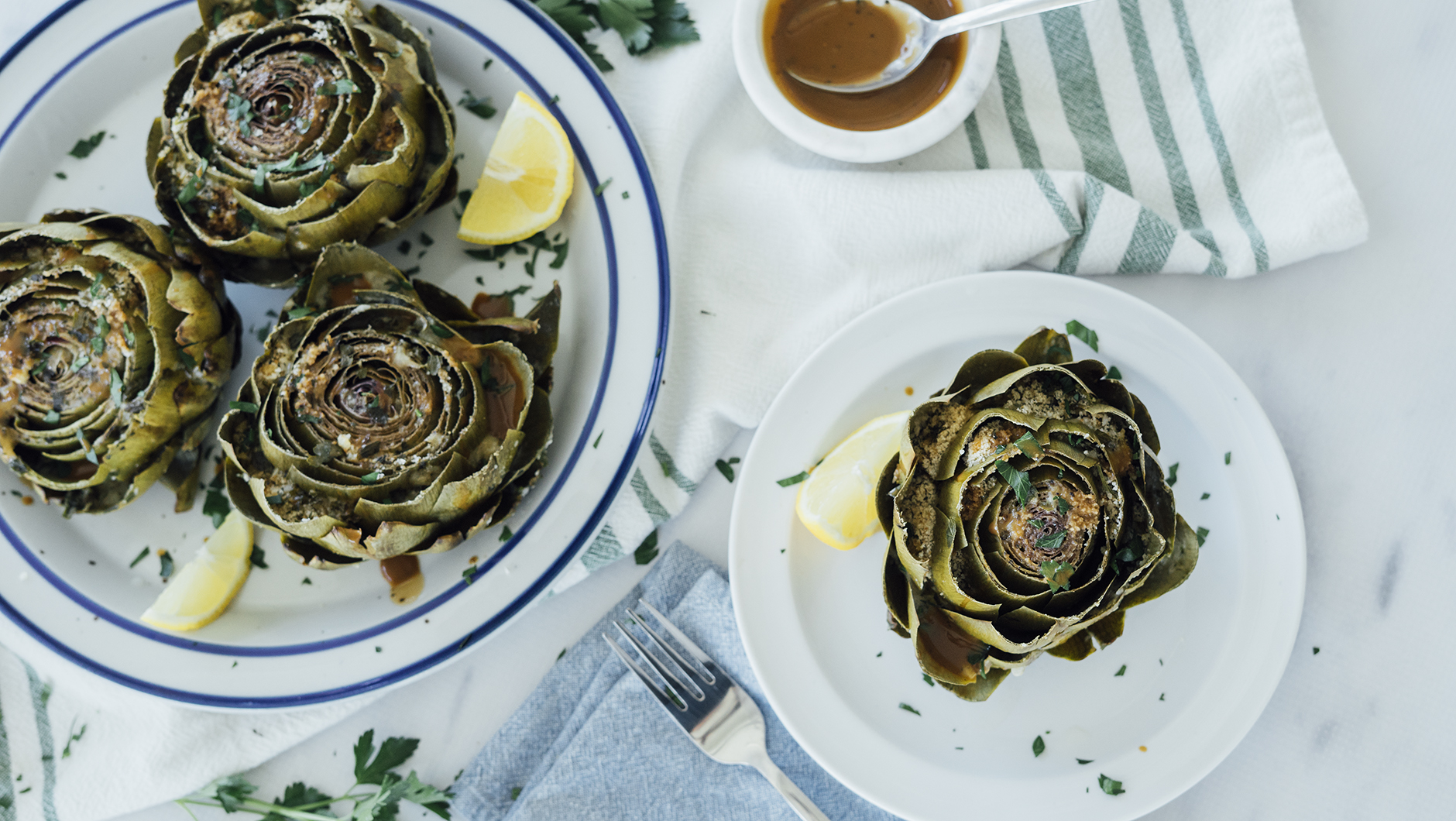 Italian Stuffed Artichokes HeroA
