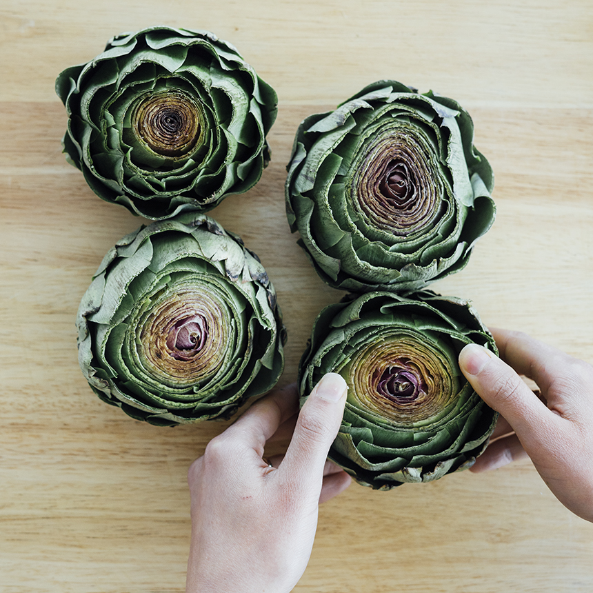 Italian Stuffed Artichokes Step2
