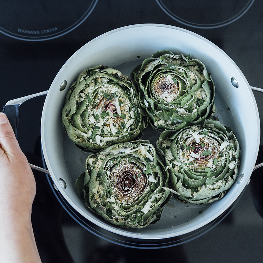 Italian Stuffed Artichokes Step4