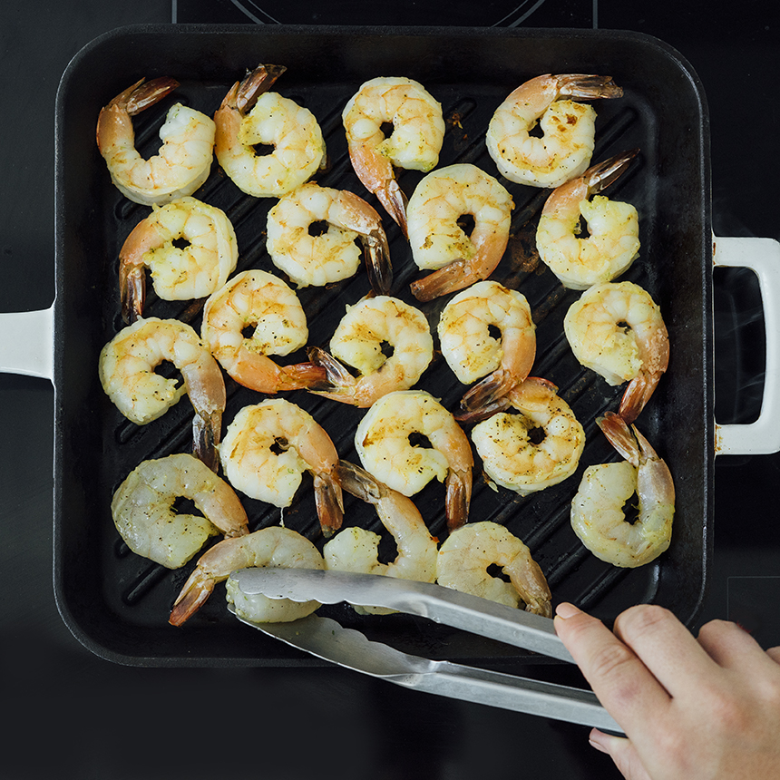 Grilled Shrimp Bacon Ranch Salad step2
